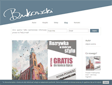 Tablet Screenshot of maciejbukowski.com